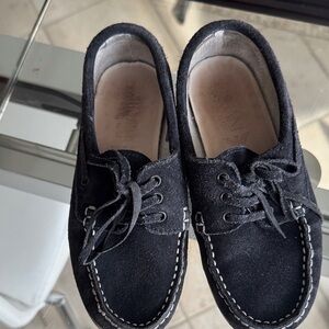 Giorgio Armani Black Kids Dress Shoes